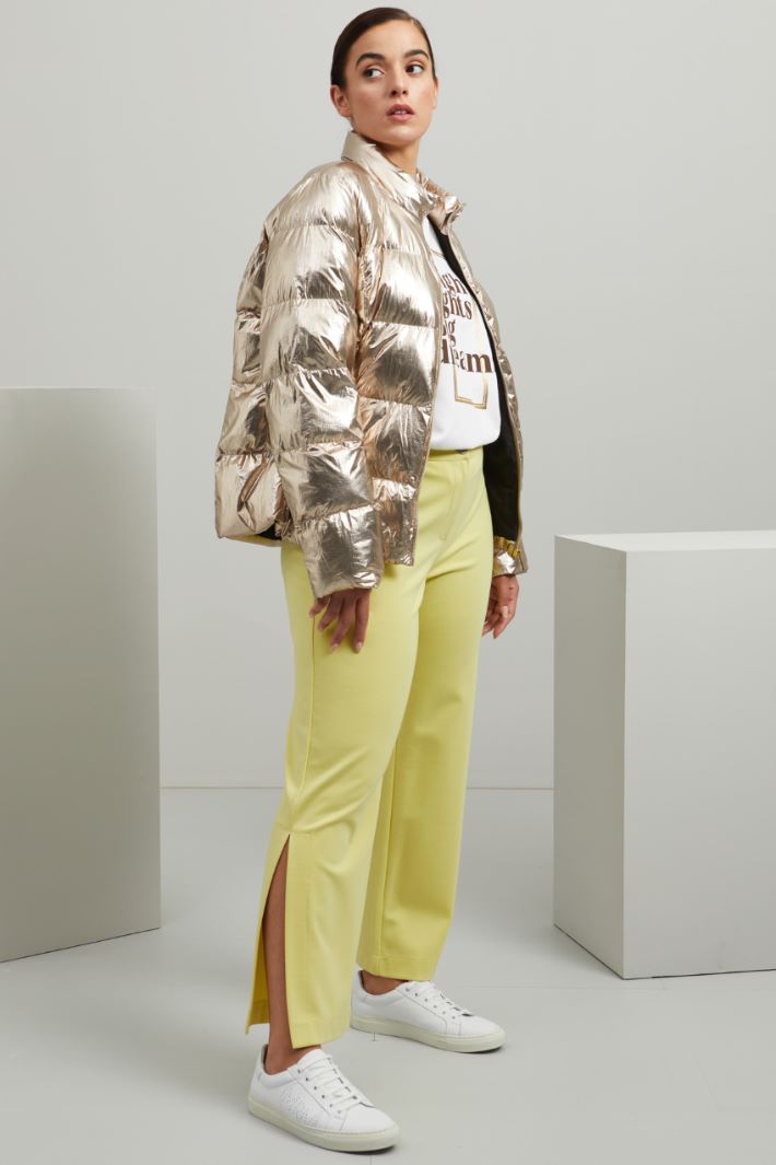 Pantaloni in jersey - GIALLO FLUO - Fashion Market