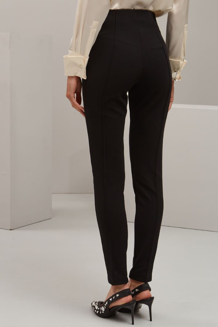 Pantaloni skinny stretch  - NERO - Fashion Market - 4
