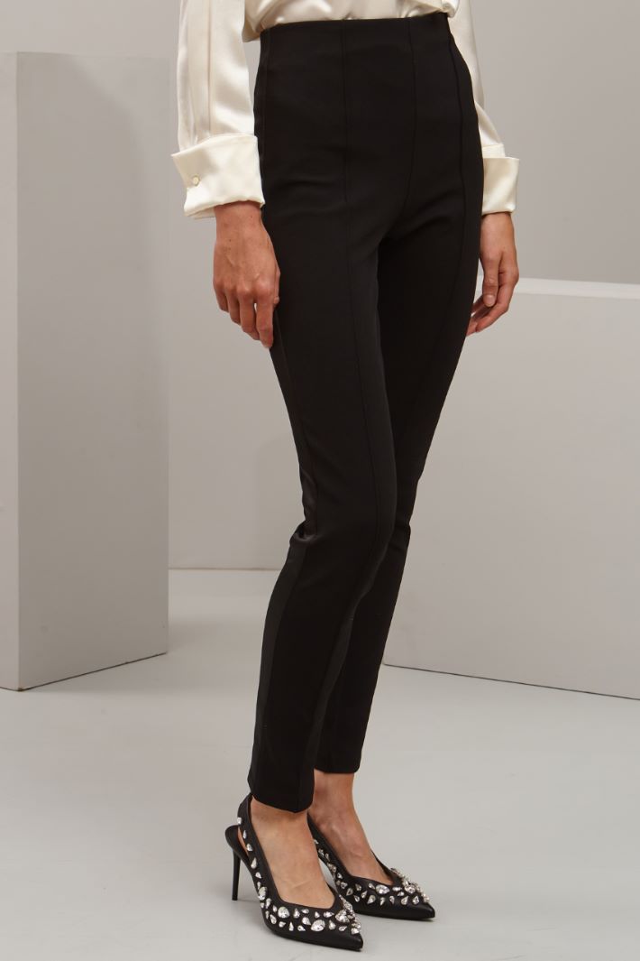 Pantaloni skinny stretch  - NERO - Fashion Market - 2