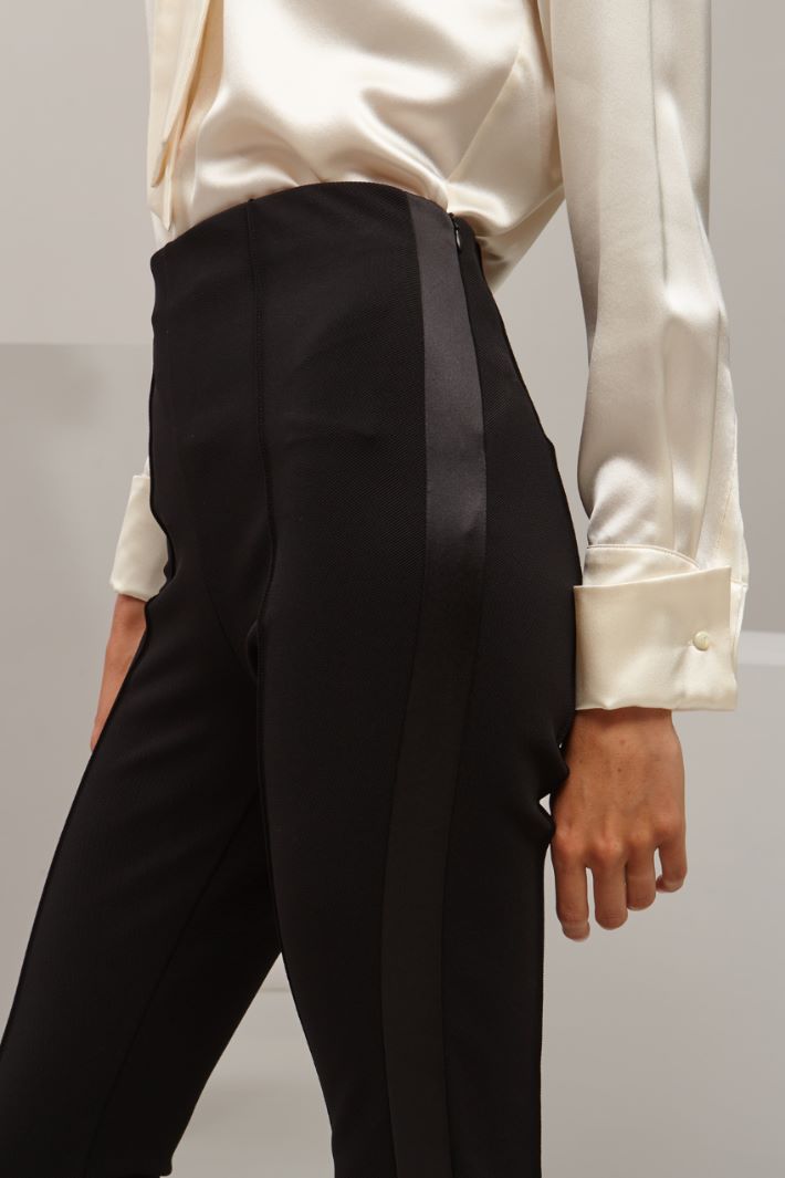 Pantaloni skinny stretch  - NERO - Fashion Market - 3
