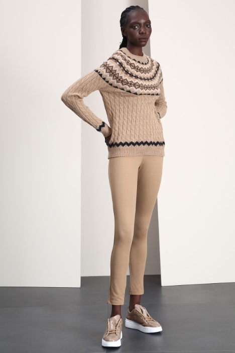 Leggings in jersey diagonale - Fashion Market