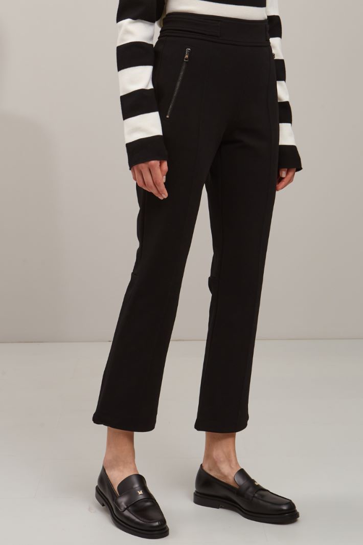 Pantaloni in jersey  - NERO - Fashion Market - 2