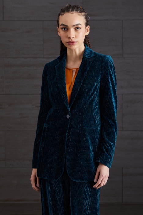 Blazer in velluto - Fashion Market