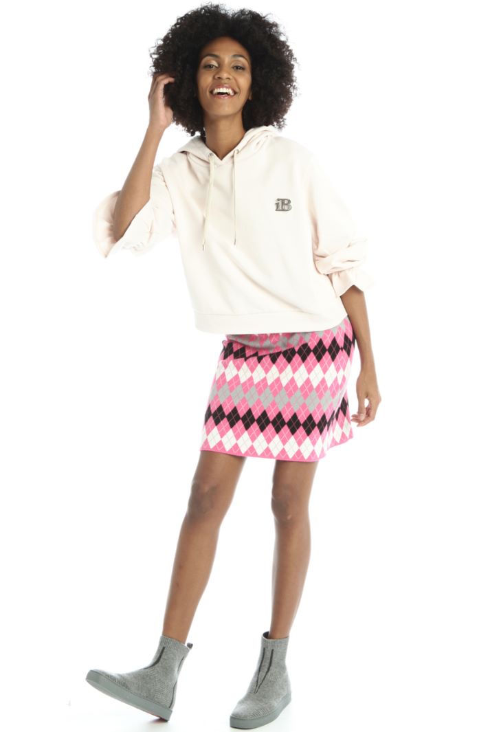 Felpa in puro cotone - ROSA PASTELLO - Fashion Market - 4