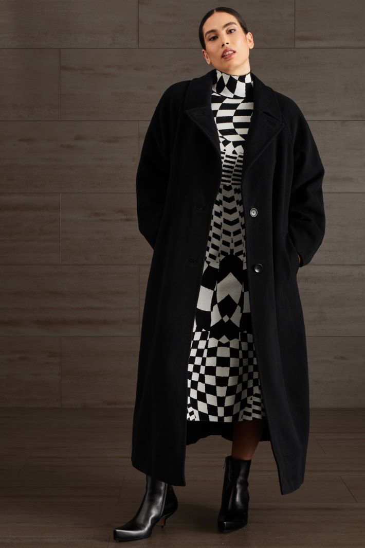 Cappotto in lana  - NERO - Fashion Market - 2