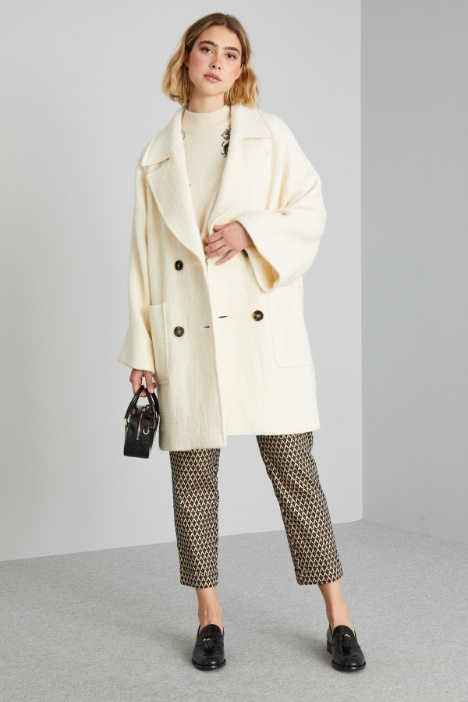 Cappotto in tessuto armaturato - Fashion Market