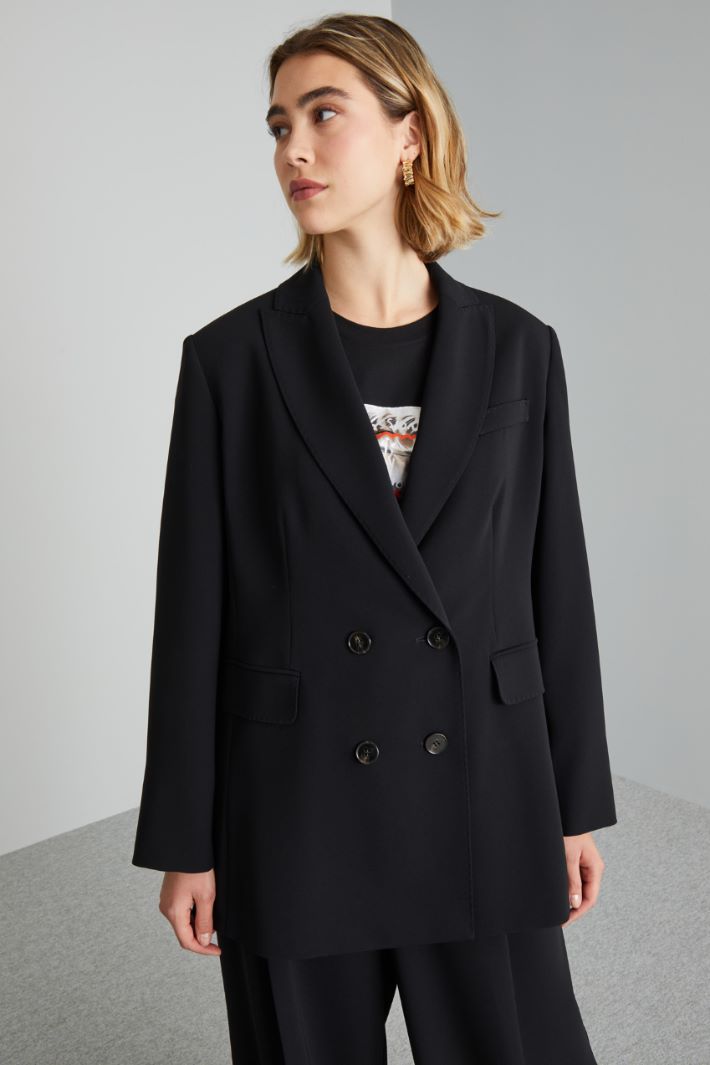 Blazer rifinito a puntino - NERO - Fashion Market - 2
