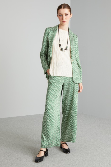 Blazer destrutturato in twill  - Fashion Market