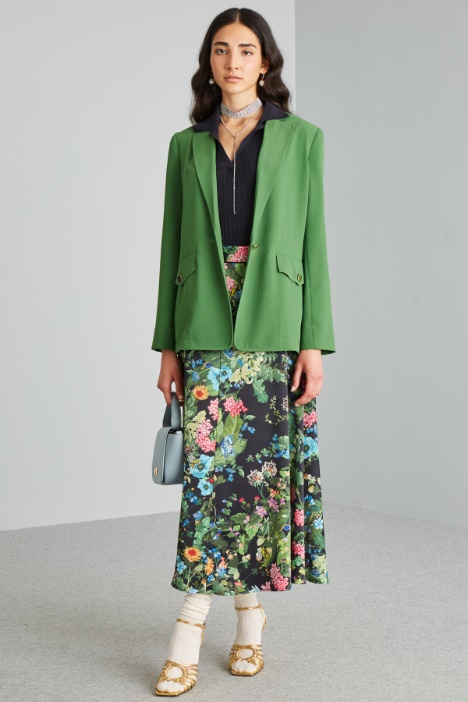 Blazer destrutturato in levantina - Fashion Market