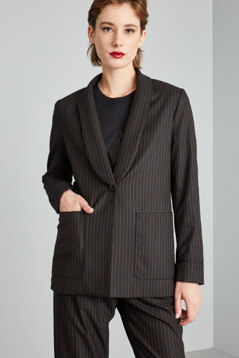 Blazer con tasche applicate - Fashion Market