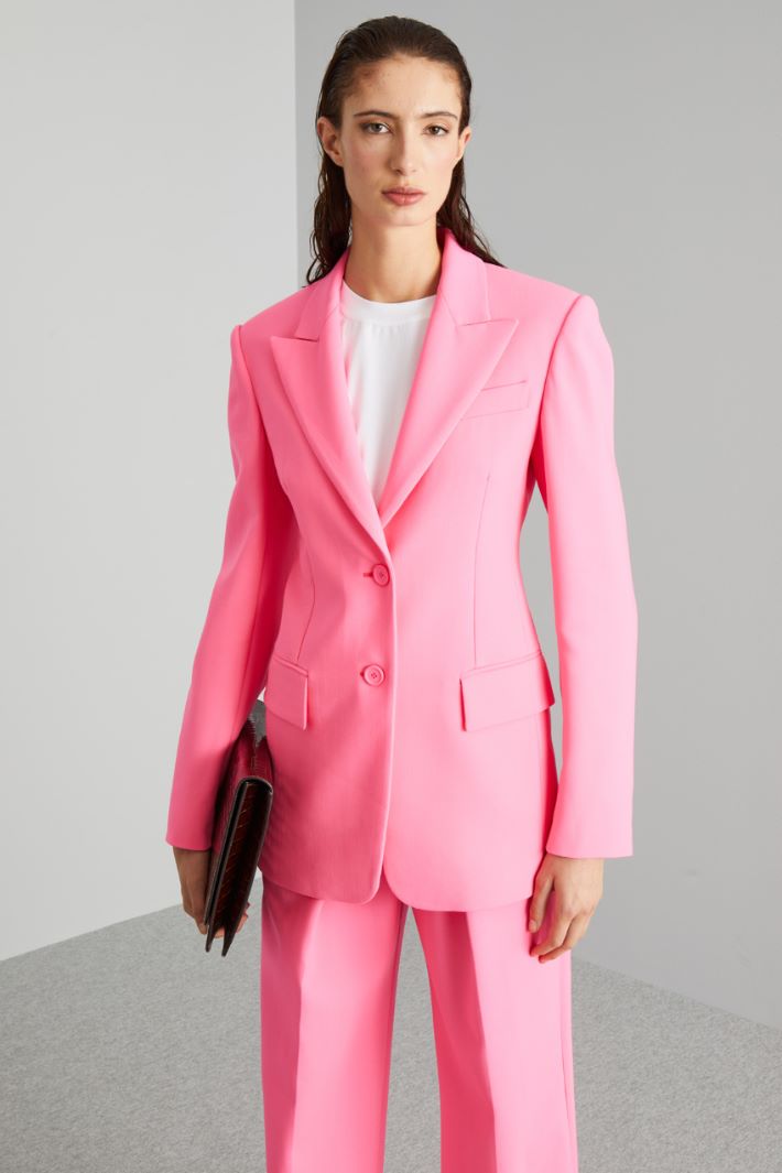 Blazer in doppia tela - ROSA ACCESO - Fashion Market - 2