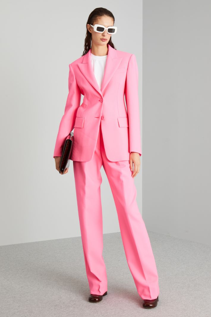 Blazer in doppia tela - ROSA ACCESO - Fashion Market