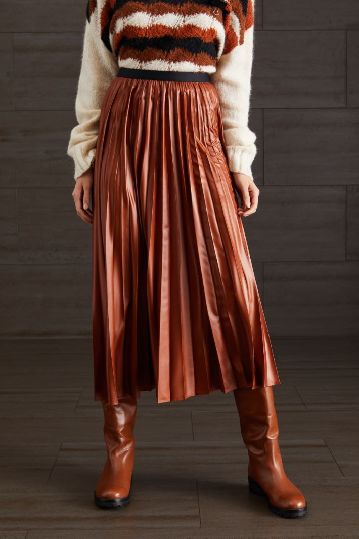 Gonna plissè - CUOIO - Fashion Market - 2