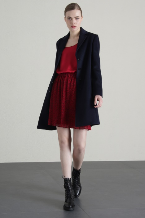 Minigonna in georgette plissè - Fashion Market