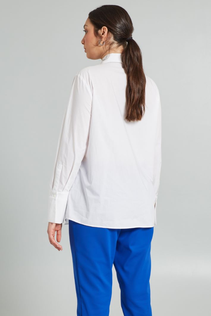 Camicia con dettagli - BIANCA BLU - Fashion Market - 4