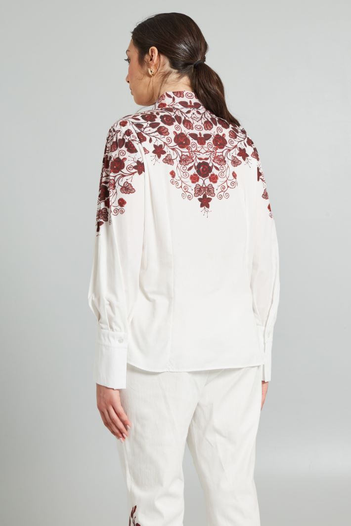 Camicia stampata - BIANCO ROSSO - Fashion Market - 4