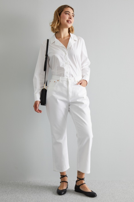Camicia con collo a rever - Fashion Market