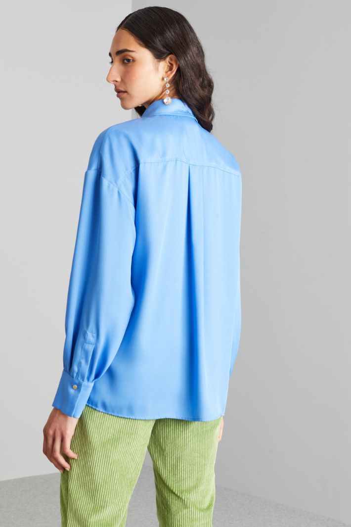 Camicia in twill con taschini - AVIO - Fashion Market - 4