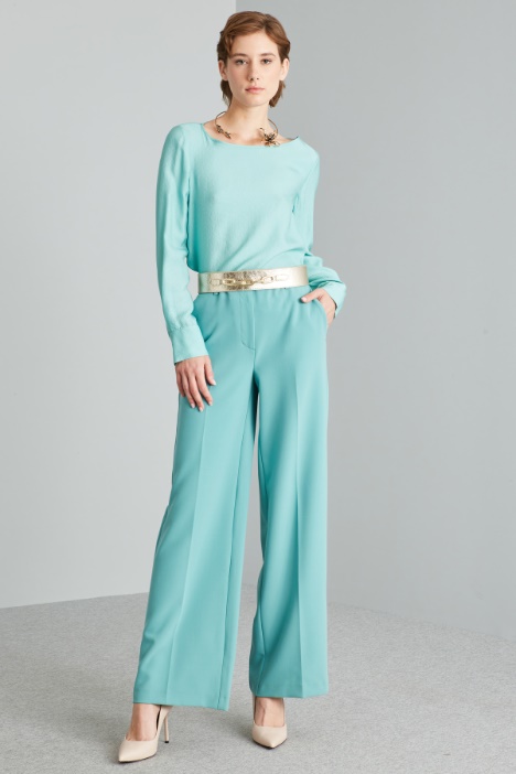 Blusa in raso martellato - Fashion Market