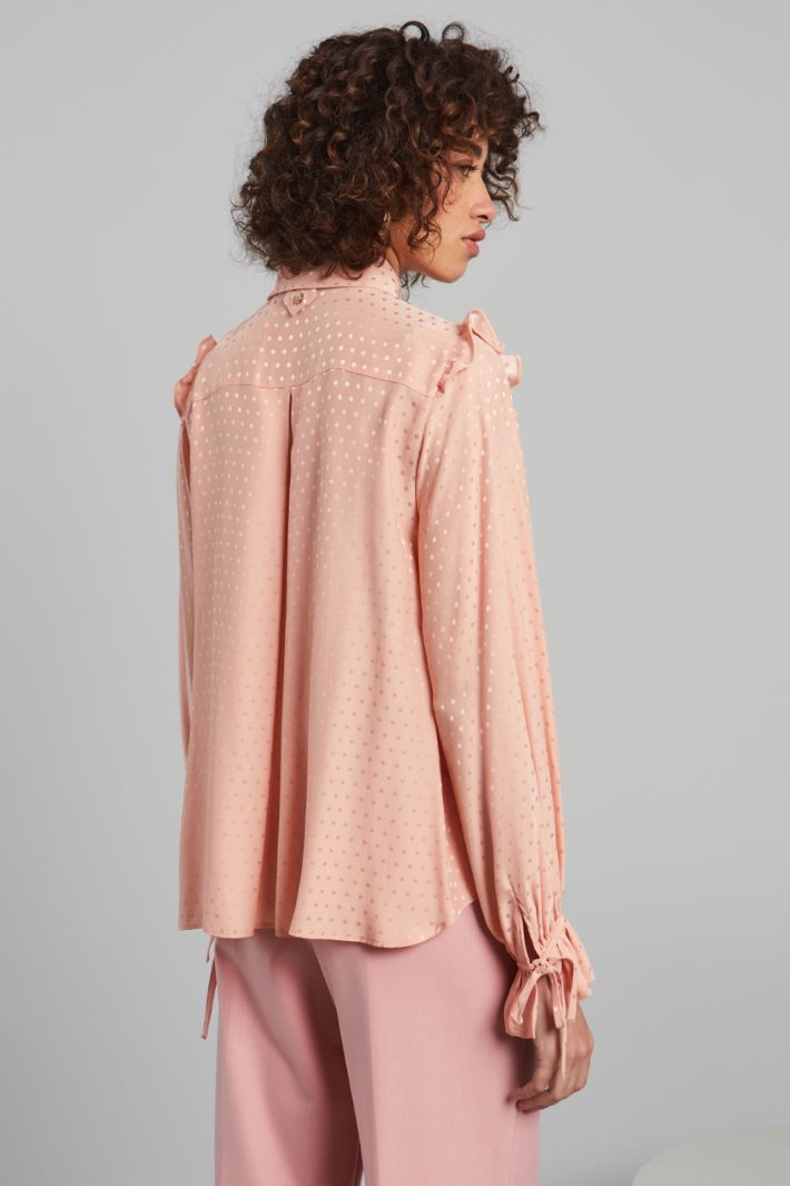 Camicia con rouches - ROSA PASTELLO - Fashion Market - 4