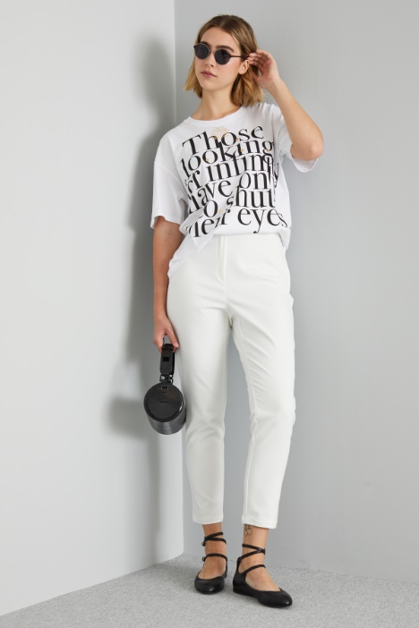 Pantaloni in misto cotone - Fashion Market