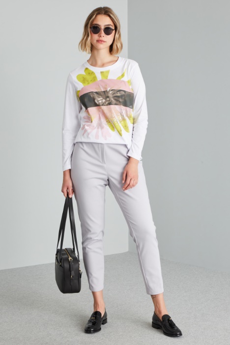 Pantaloni in misto cotone - Fashion Market