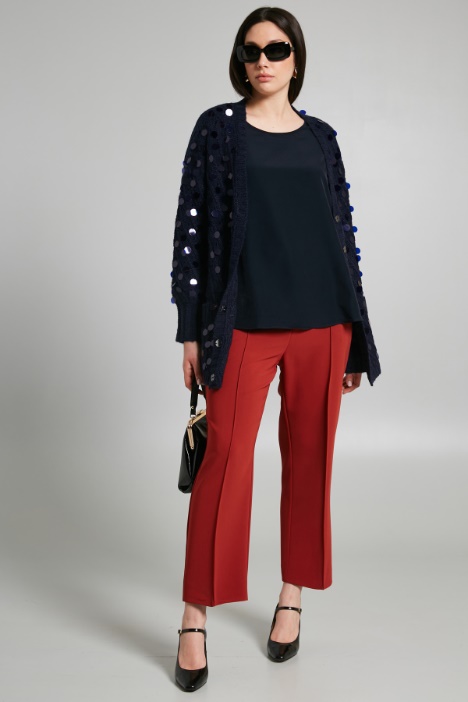 Pantaloni in cady con piega - Fashion Market