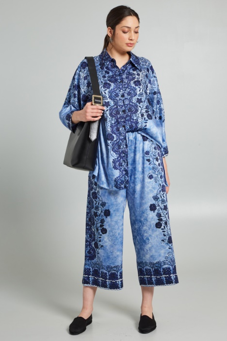 Pantaloni in twill  - Fashion Market