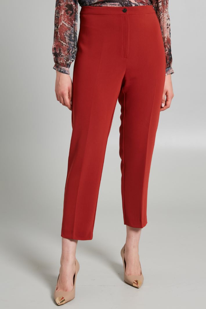 Pantaloni dritti - MATTONE - Fashion Market - 2