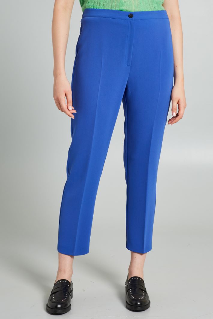 Pantaloni dritti - BLU - Fashion Market - 2
