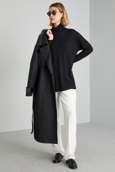 Pantaloni dritti con elastico - Fashion Market