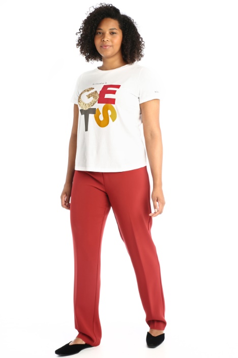 Pantaloni dritti in cady - Fashion Market