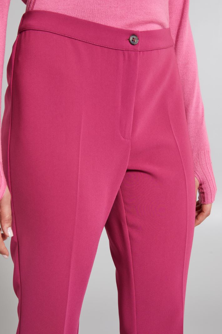 Pantaloni con risvolto  - LAMPONE - Fashion Market - 3