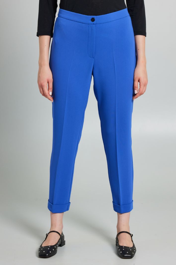 Pantaloni con risvolto  - BLUETTE - Fashion Market - 2