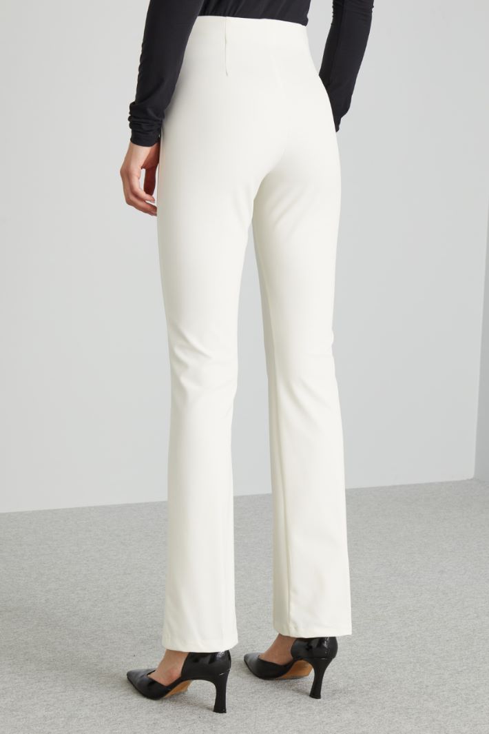 Pantaloni in tessuto tecnico - LATTE - Fashion Market - 4