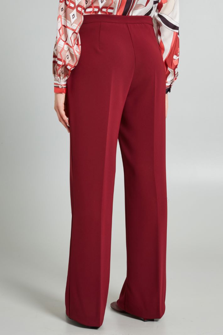 Pantaloni a palazzo - ROSSO - Fashion Market - 4