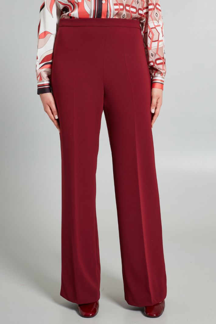 Pantaloni a palazzo - ROSSO - Fashion Market - 2