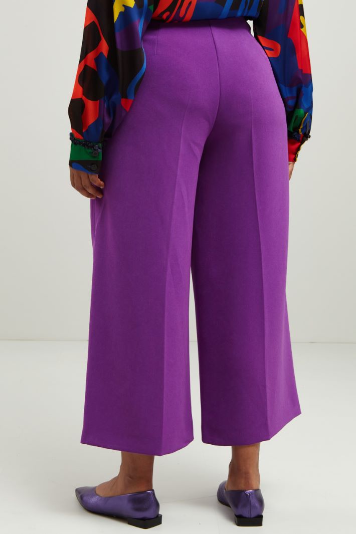 Pantaloni in cady crépe - VIOLA - Fashion Market - 4
