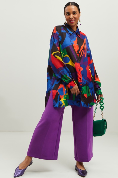Pantaloni in cady crépe - Fashion Market