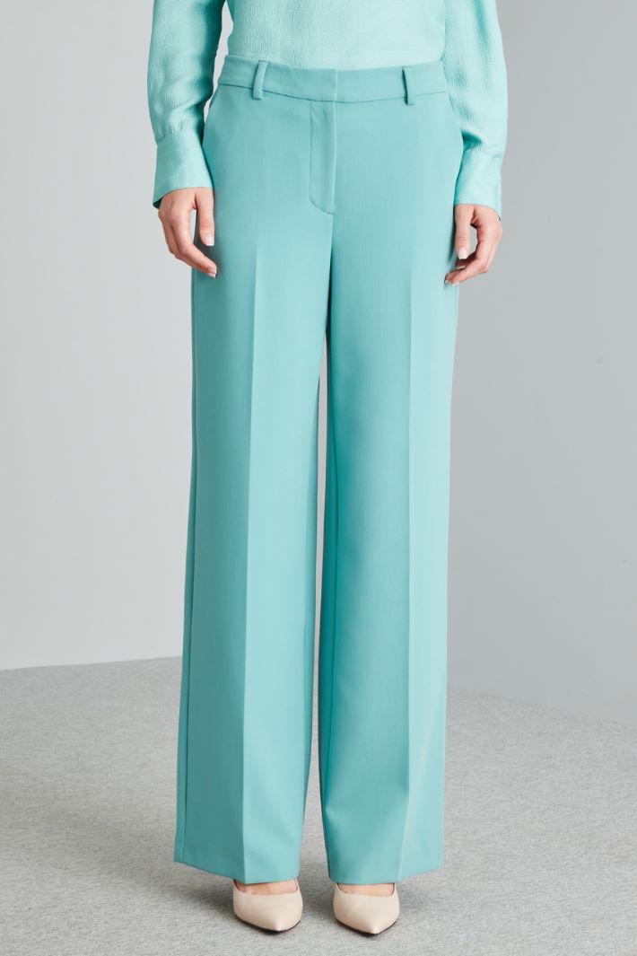 Pantaloni a palazzo - ACQUA MARINA - Fashion Market - 2