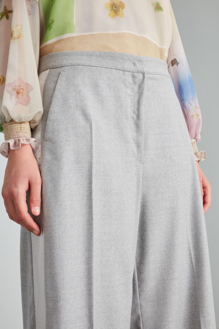 Pantaloni con bande laterali - GRIGIO CHIARO - Fashion Market - 3