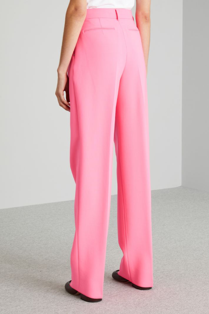Pantaloni in doppia tela - ROSA ACCESO - Fashion Market - 4