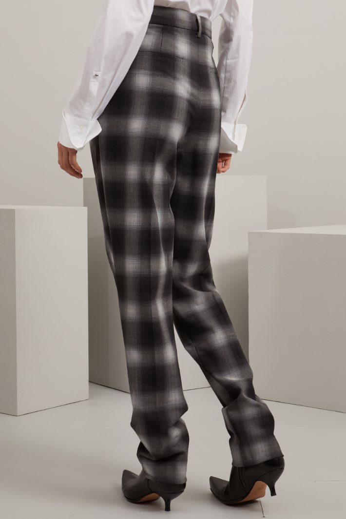 Pantaloni carrot in batavia - GRIGIO - Fashion Market - 4