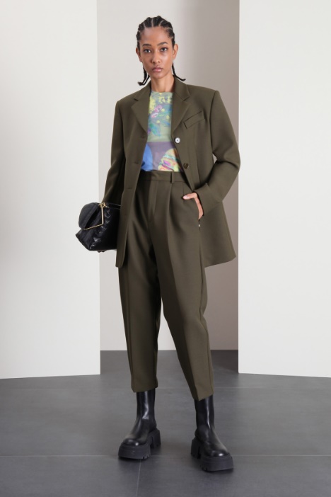 Pantaloni baggy in lana - Fashion Market