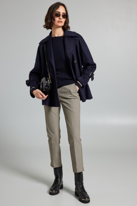 Pantaloni in batavia tecnica - Fashion Market