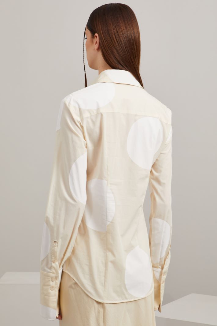 Camicia in cotone - BIANCO LATTE - Fashion Market - 4