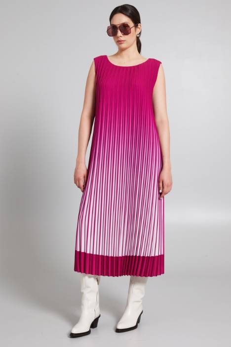 Abito in crepe plissé - Fashion Market