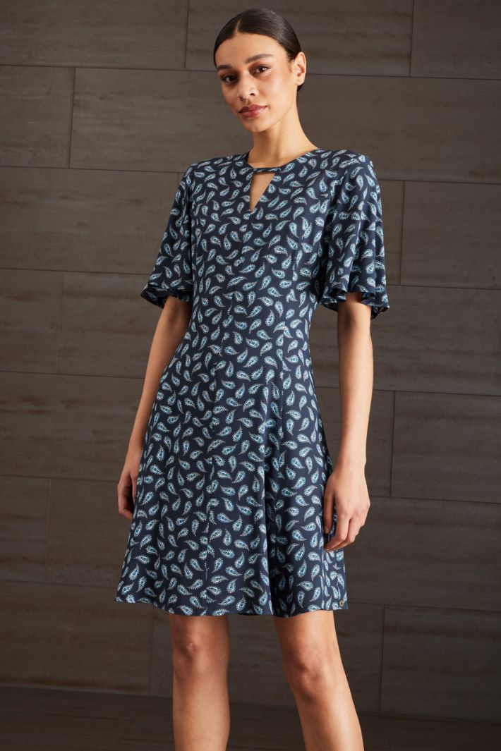 Abito in envers satin - BLU NOTTE - Fashion Market - 2