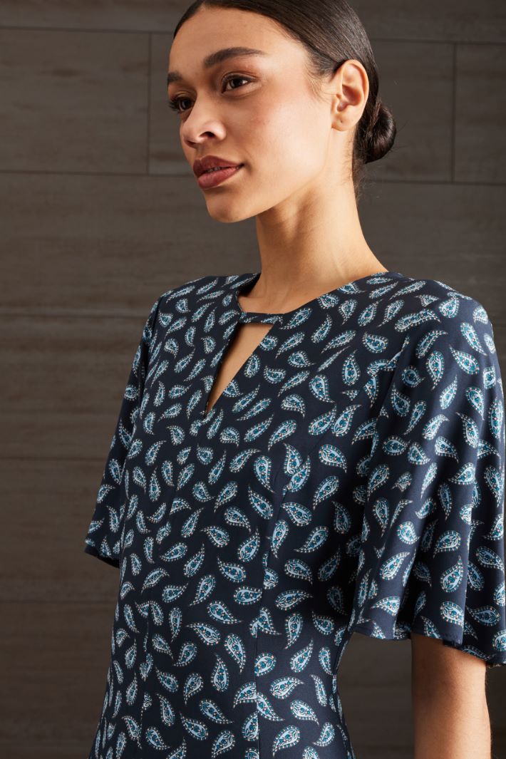Abito in envers satin - BLU NOTTE - Fashion Market - 3