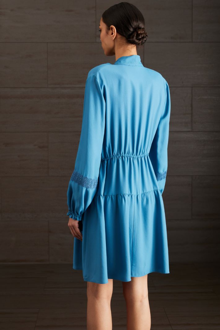 Abito in cady  - AZZURRO - Fashion Market - 4